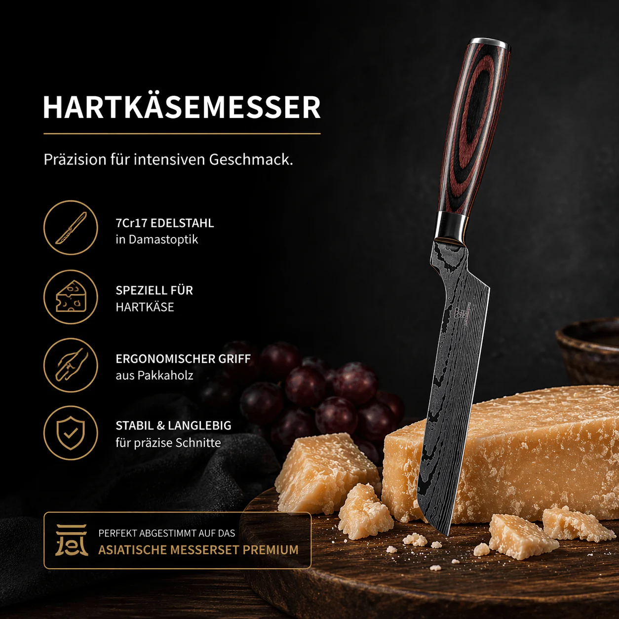 Hartkäse Messer - Image 6