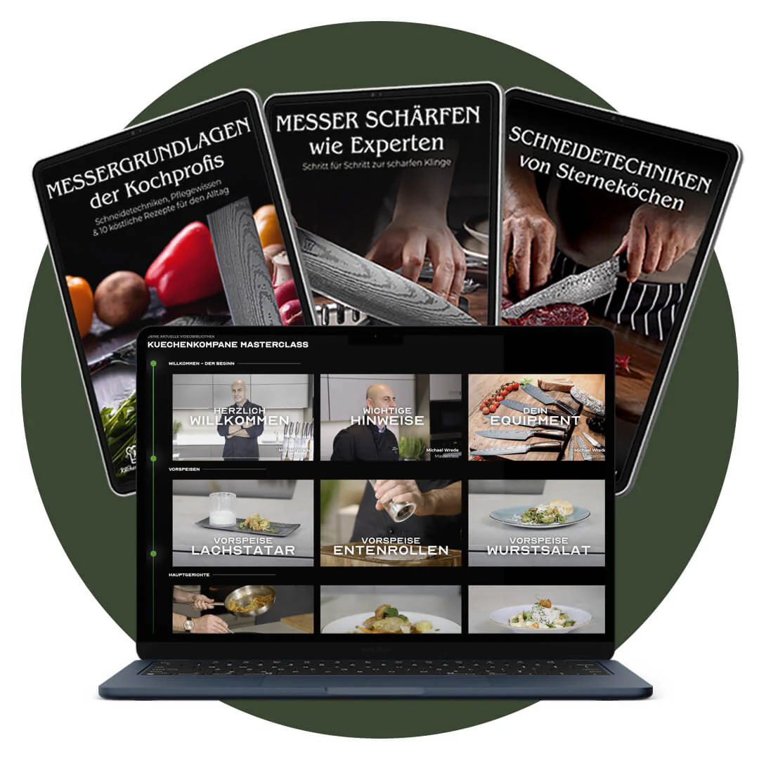Kostenloser Kochkurs + 3x PDF E-Kochbücher
