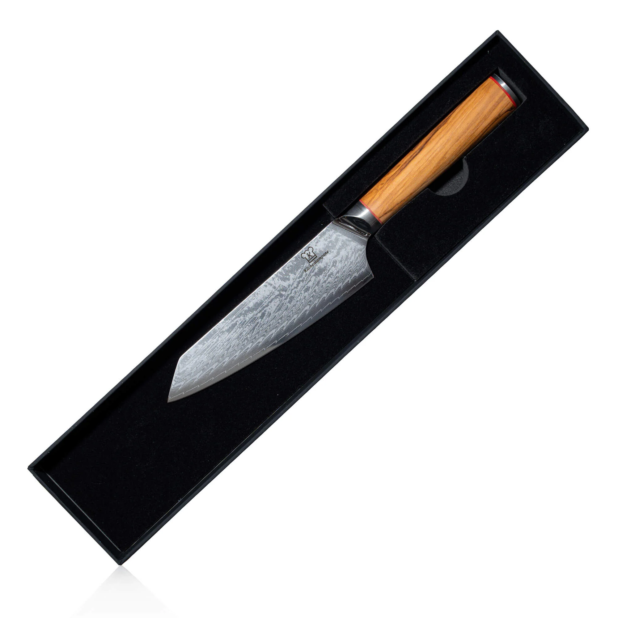Mokuzai Santoku Damastmesser - Image 4