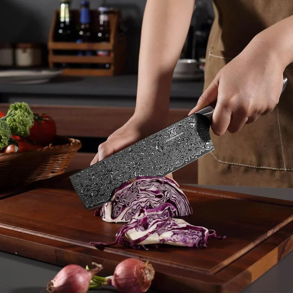 Subarashī limitiertes Nakiri Damastmesser - Image 2